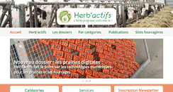 Desktop Screenshot of herbe-actifs.org