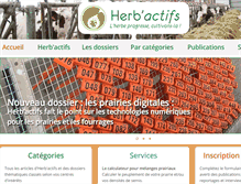 Tablet Screenshot of herbe-actifs.org